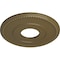 Ekena Millwork Bradford Ceiling Medallion (Canopies up to 6 5/8"), 12 1/2"OD x 3 7/8"ID x 3/4"P, Mississippi Mud CM12BRMMF - alternate 4
